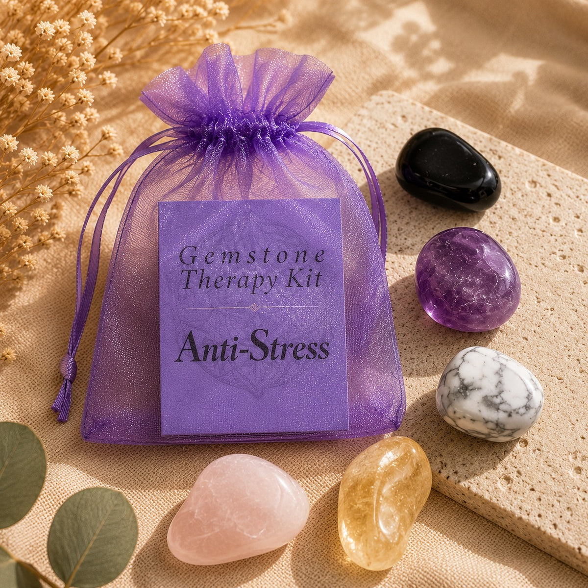Anti-Stress Gemstone Therapy Kit