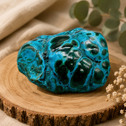 Chrysocolla & Malachite Free Shape