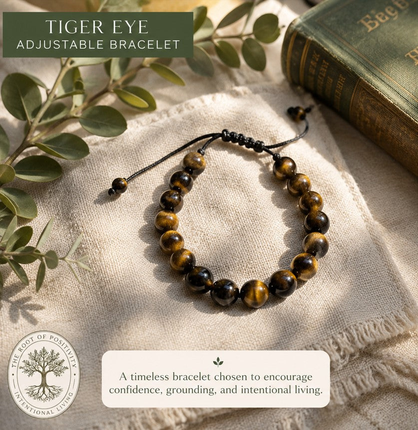 Tiger Eye Adjustable Bracelet